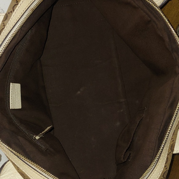 Authentic Gucci GG Monogram Supreme Sherry Web Princy Boston Tote Shoulder Bag - Picture 10 of 14